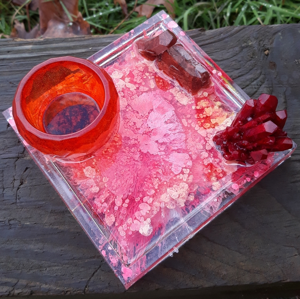 Trinket tray Jewelry holder fire